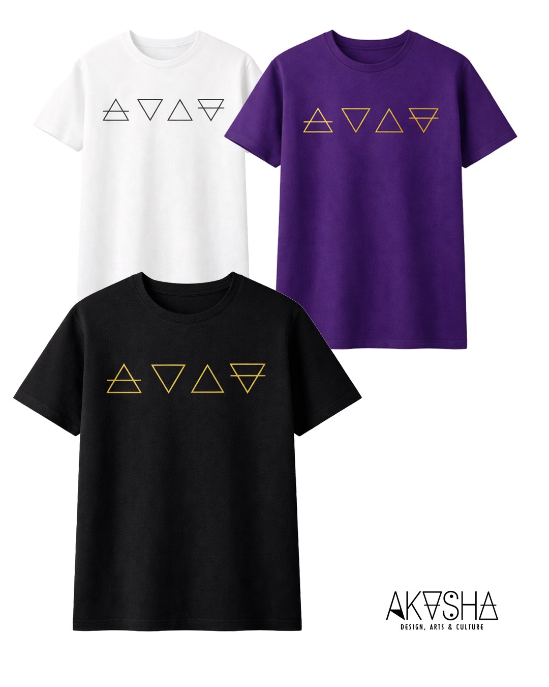4 Elements | T-Shirt | AKASHA Designs 